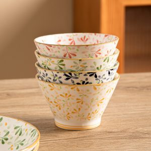 High-quality appearance level household ceramic 5-inch conical bowl high quality appearance level household ceramic 5 inch conical bowl4