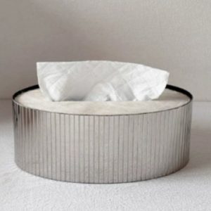 stainless steel horsehair mirror surface tissue box1