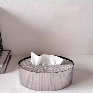 stainless steel horsehair mirror surface tissue box4