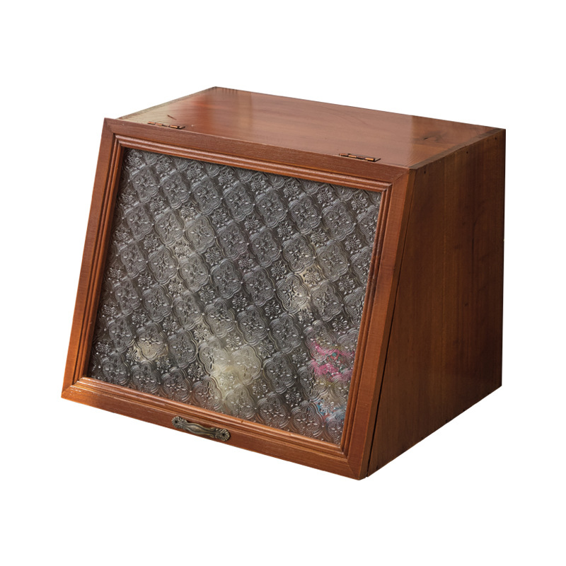 flip top wooden desktop storage box for groceries4 flip top wooden desktop storage box for groceries4